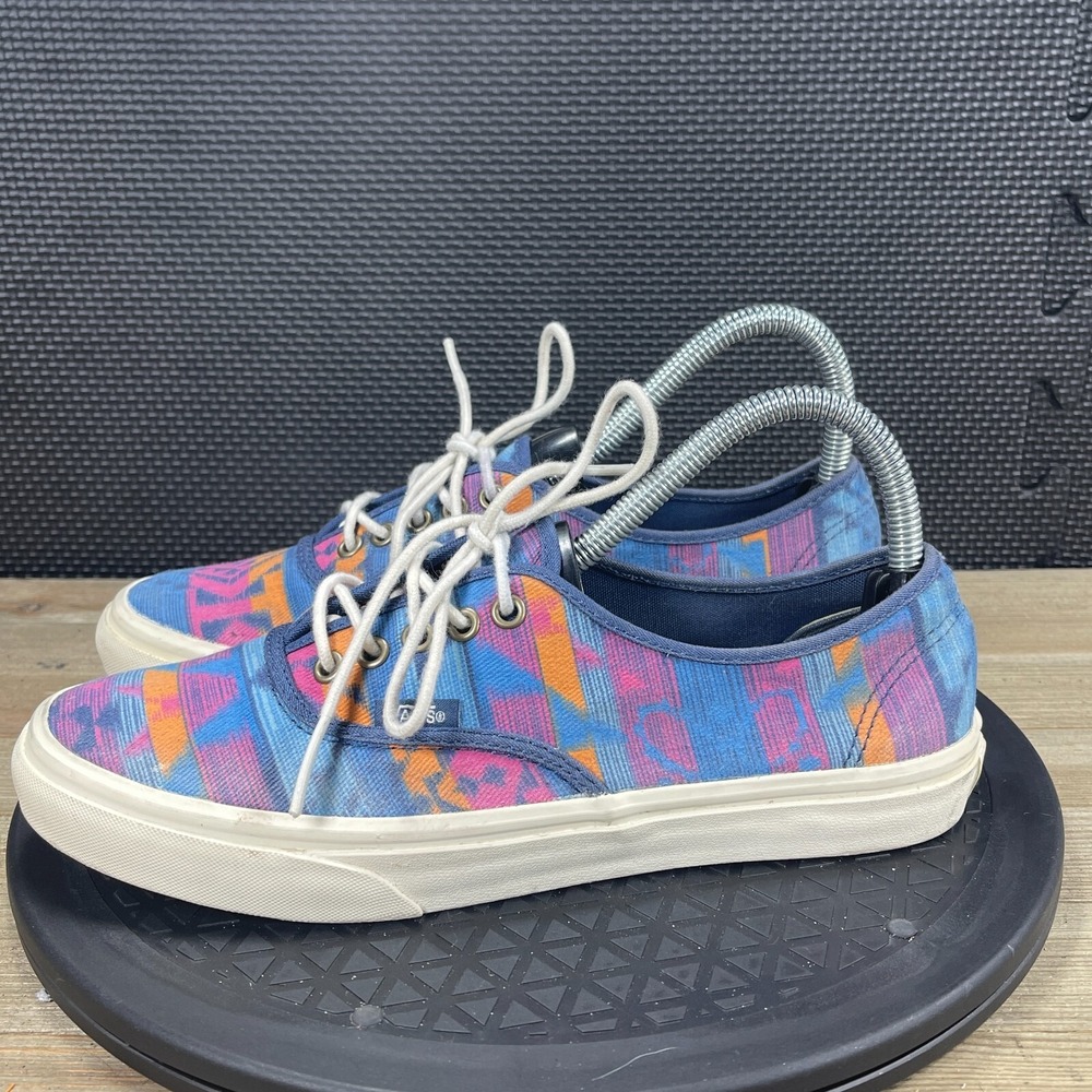 VANS Off The Wall Womens Sz 7.5 Mens Sz 6 Tribal Aztec Low Top Shoes Sneakers - Picture 3 of 9